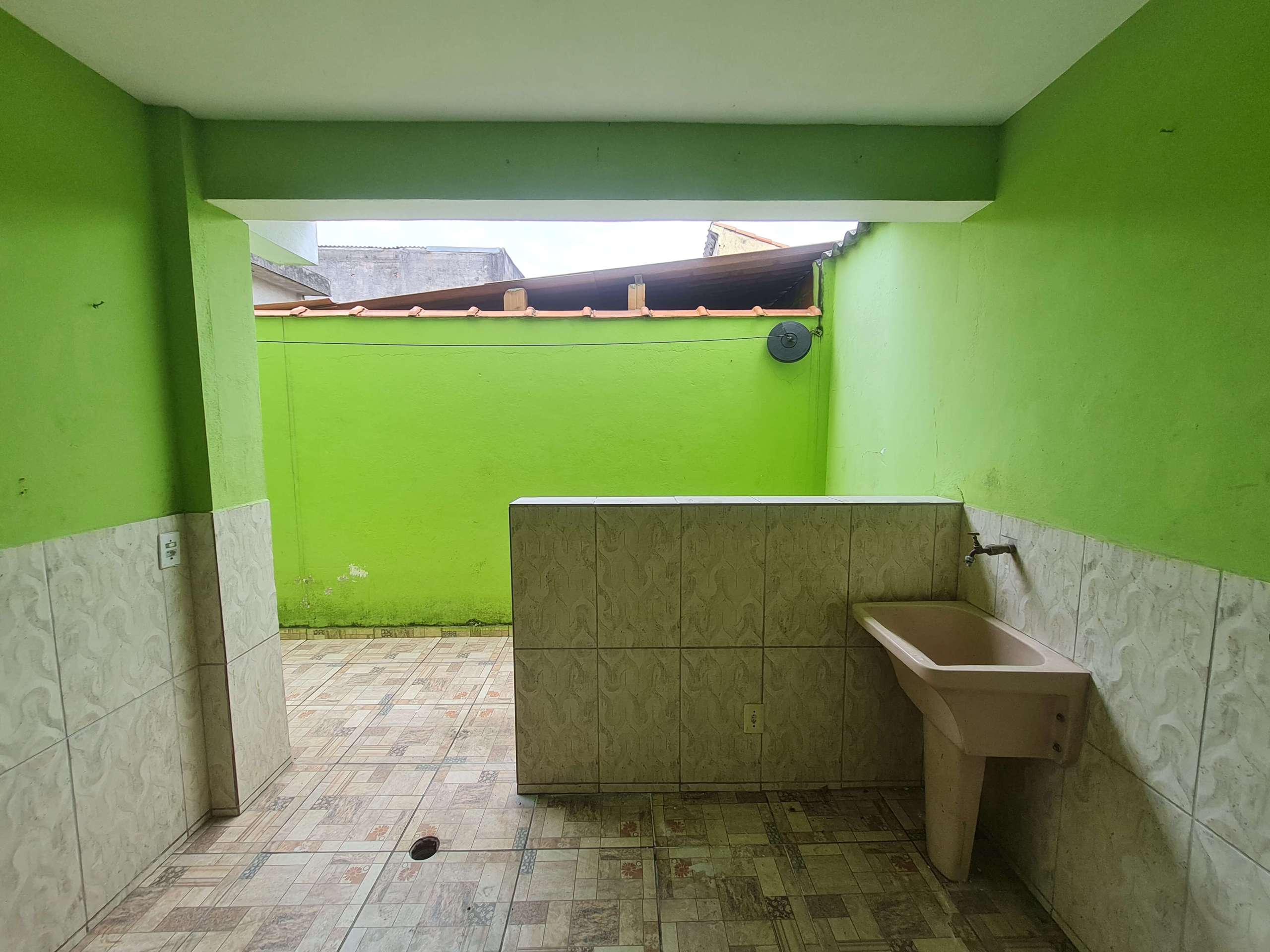 Lavanderia: casa térreo.